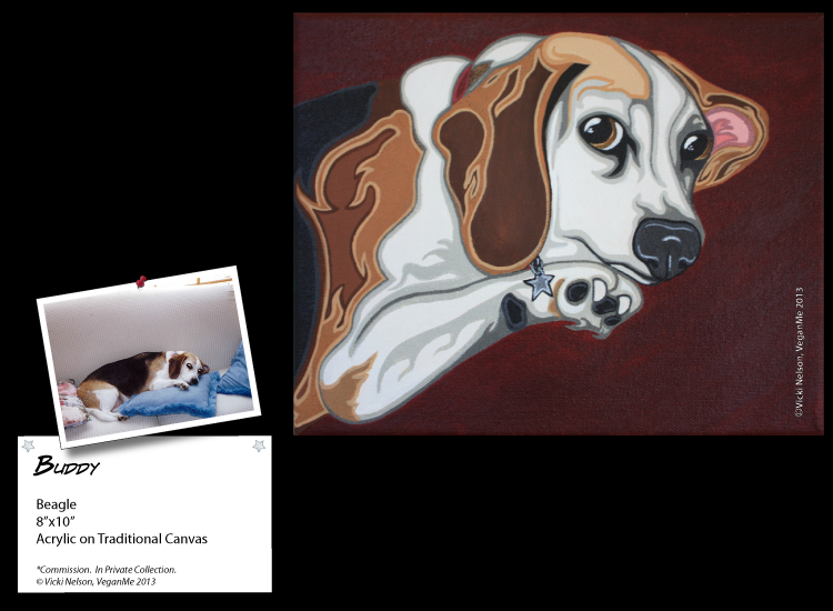 Buddy the Beagle portrait