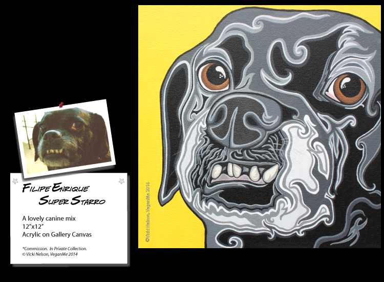 Filipe Enrique Super Starro dog portrait
