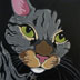 Miette the Tabby Cat Portrait