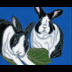 Molly and Liam the Bunnies Portrait