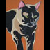 Akela the Black Cat Portrait